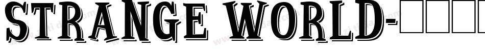 Strange world字体转换